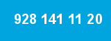 928 141 11 20